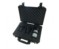 Case And Foam Insert For 3 Canon Lenses In Different Sizes