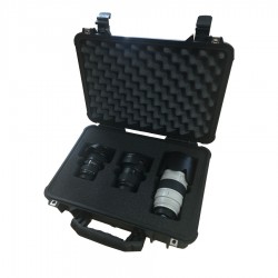 Case And Foam Insert For 3 Canon Lenses In Different Sizes
