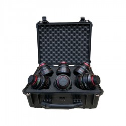 Case And Foam Insert For 6 Canon CN-E Cinema Prime Lenses