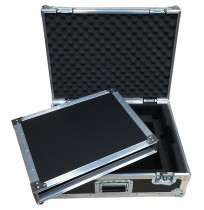 Case with foam insert for 2x UR2 Beta Mics and space for 1U Sleeve to hold Shure UR4D+