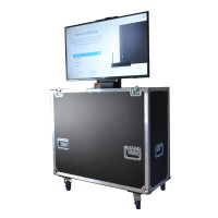 Case for 40" Samsung UE40JU6400KXXU Ultra Smart Led Flight Case With Electric Lift