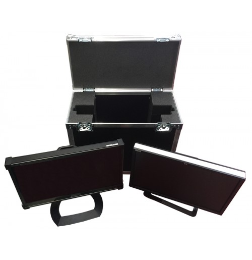 Sony PVM A250 OLED or HPZ24N Monitor with stand Flight Case