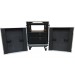 12U Rack Case Shock Mounted 650mm deep with 1 Shelve support