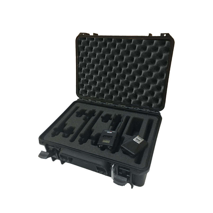 Case and Foam Insert for Belt Pack Transmitter Kit